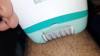 Philips BRE 245 epilator 5 minute Heating test epilator hairremoval [upl. by Karil]