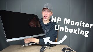 HP 27 inch Monitor Unboxing And Review  The Best 1080P Monitor [upl. by Newcomb]