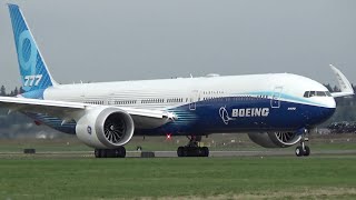 Boeing 777X7779 N779XW Takeoffs and Landings at Portland Airport PDX [upl. by Chancellor969]