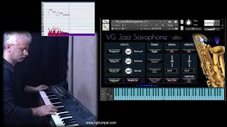 VG Jazz Alto Saxophone sample library for Native Instruments Kontakt Woodwind and brass vst nki wav [upl. by Sirrap]