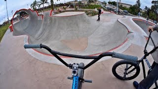 Riding BMX at Unreal California Skateparks [upl. by Mozza]