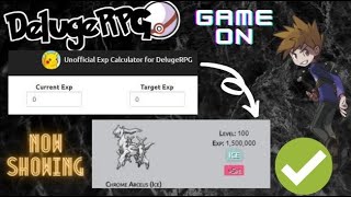 Delugerpg How to use Exp Calculator for getting Exact Exp  Easy and Working way to Get Exact Exp [upl. by Airdnekal]