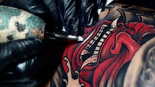 Samurai Tattoo Time Lapse [upl. by Janith]