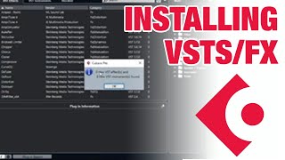 Cubase installing VST plugins and effects [upl. by Ramedlaw]