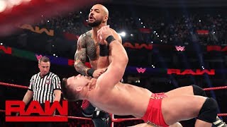 The Revival vs Ricochet amp Aleister Black  Raw Tag Team Championship Match Raw March 4 2019 [upl. by Trefor]