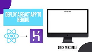 How to Deploy a React App to Heroku [upl. by Aicilegna]