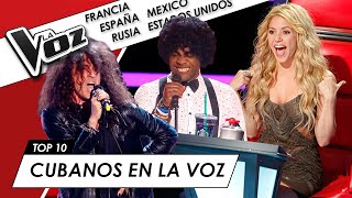 Top 10 Cantantes Cubanos en LA VOZ [upl. by Sucirdor]