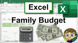 Creating a Family Budget with Excel [upl. by Leirrad810]