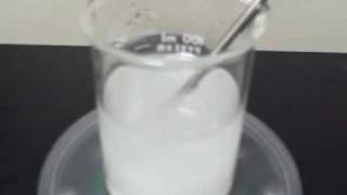 Dissolving Calcium Chloride An Exothermic Process [upl. by Sabra]