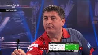 Suljovic vs Wright Gibraltar Darts Trophy 2019 Third round [upl. by Yenruoj]