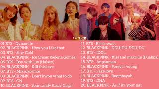 BTS 방탄소년단 amp BLACKPINK 블랙핑크  PLAYLIST 💕 [upl. by Mintun]