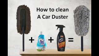 How To Clean A Car Duster [upl. by Zahc]