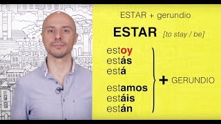 Learn Spanish 80 ESTAR  Gerundio [upl. by Mattah]