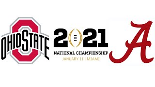 2021 CFP National Championship 3 Ohio State vs 1 Alabama Highlights [upl. by Jeff]