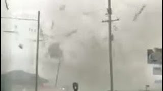 WILD video in Gaylord Michigan Tornado 2022 [upl. by Jordison919]