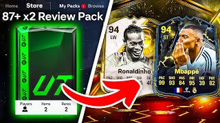 87 x2 SEASON 2 amp 3 REVIEW PACKS 😱 FC 25 Ultimate Team [upl. by Etnohs]