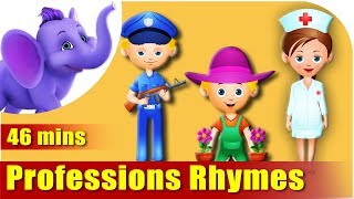 Best Collection of Rhymes on Professions [upl. by Assiram829]