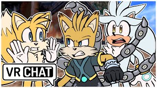 Tails Nine Encounters His Alternate Self Feat Silver VR Chat [upl. by Chapen]