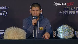 UFC 229 Postfight Press Conference [upl. by Murtagh754]