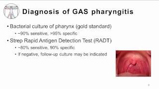 GAS pharyngitis Diagnosis and Treatment [upl. by Gertie975]