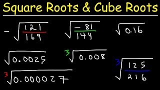 Square Roots and Cube Roots [upl. by Kaazi]