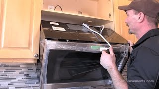 How To Install A Microwave OverTheRange Style [upl. by Faber299]