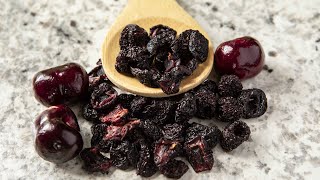 EASY DEHYDRATED DRIED CHERRIES [upl. by Claudine896]