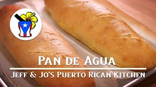 How to make Pan de Agua Puerto Rican Bread  Easy Puerto Rican Recipe [upl. by Skelly]