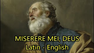 Miserere Mei Deus  Allegri  English translation [upl. by Waldo]