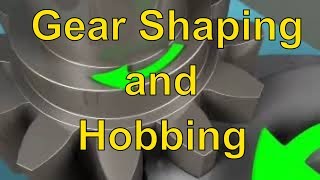 Gear Shaping and Hobbing [upl. by Nylicaj954]