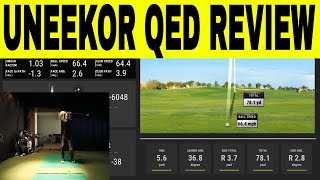 Golf Simulator Review  Uneekor QED  Ignite Software UNEEKOR [upl. by Isborne]