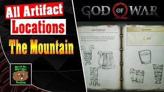 God of War  All Artifact Locations for The Mountain  Bottoms Up [upl. by Esther387]