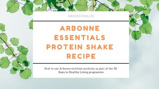 How to make an Arbonne vanilla protein shake [upl. by Oram614]