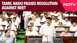 NEET 2024 Controversy  Tamil Nadu Passes Resolution Urging Centre To Exempt State From NEET [upl. by Nannek]