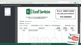 Sistema de Facturación  Gratis  Facturación en Excel Electrónica  factura facil [upl. by Aikcin670]