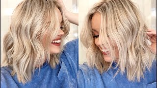 HOW TO EASY WAVES TUTORIAL  Short to Medium Length Hair [upl. by Nowyt]