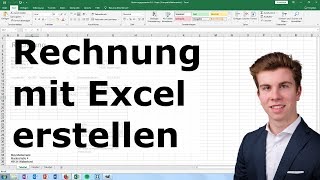 Rechnung mit Excel automatisch erstellen Für Kleinunternehmer [upl. by Wootan]