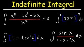 Indefinite Integral [upl. by Lirret]