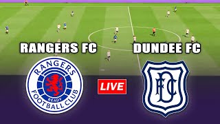 🔴Rangers FC vs Dundee FC  Scottish Premiership Match Live [upl. by Jolene]