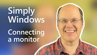 Windows 10  How to connect a monitor [upl. by Aliakim302]