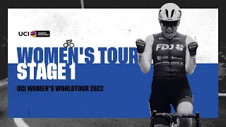 2022 UCI Womens WorldTour  Womens Tour  Stage 1 [upl. by Armahs]