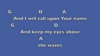 Oceans where feet may fail Key D Lyrics amp Chords [upl. by Wills]