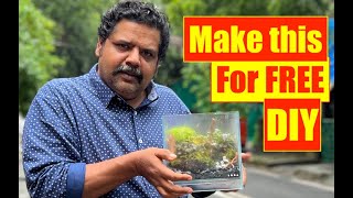 How to make DIY Wabikusa Ball  Plant Ball Terrarium  Wabi Kusa Tutorial  Mayur Dev Aquascaper HD [upl. by Madelina]