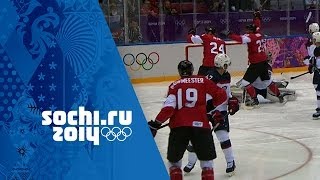 Ice Hockey  Mens SemiFinal  USA v Canada  Sochi 2014 Winter Olympics [upl. by Ahseket]