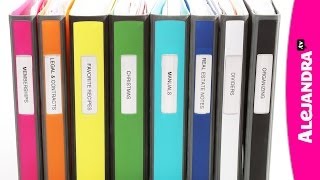 Binder Organization with Better Binders from Staples [upl. by Leonid]