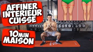 AFFINER lintérieur des CUISSES 10min exercice [upl. by Maribelle941]