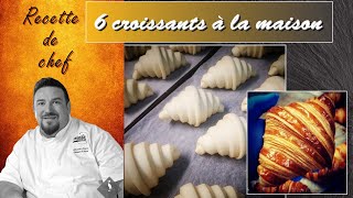 Faire 6 croissants à la maison [upl. by Schaffer259]