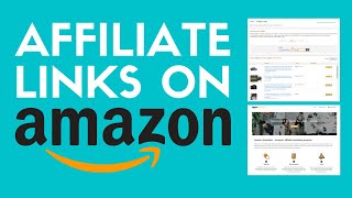 How To Create An Amazon Affiliate Link Affiliate Marketing For Beginners [upl. by Alet921]