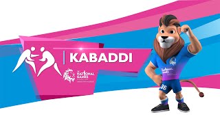 LIVE  KABADDI  National Games 2022  Doordarshan Sports [upl. by Delcina]