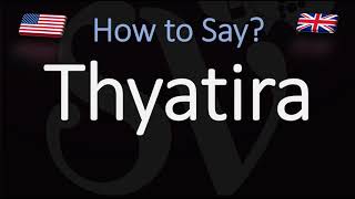 How to Pronounce Thyatira CORRECTLY [upl. by Oberheim145]